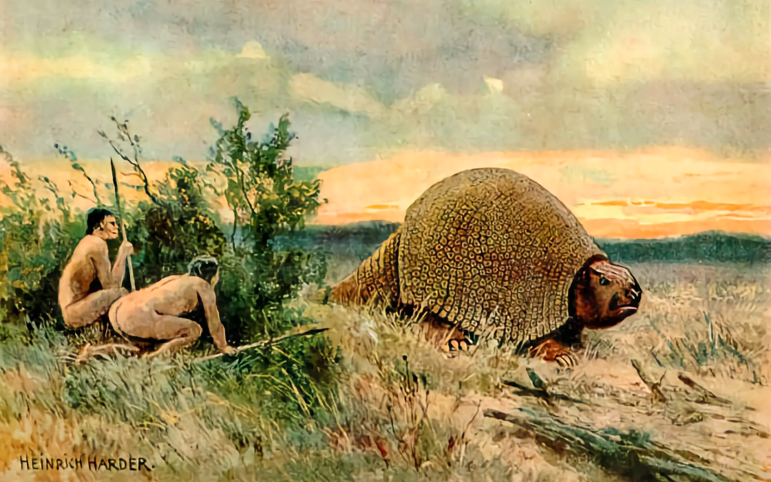 Kæmpebæltedyret 'glyptodont'