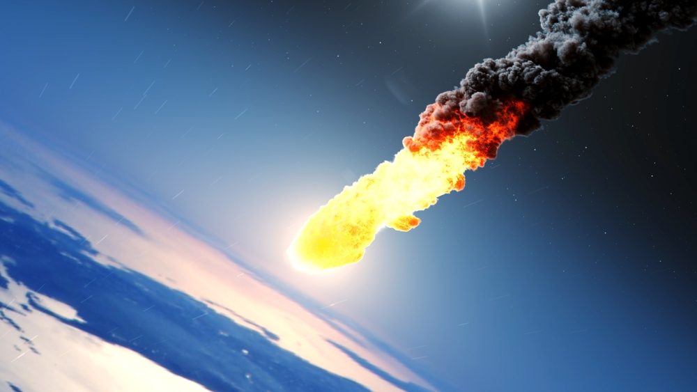 Hvis Danmark havde beredskab for rumnedslag ville det kunne reducere skader og mennesketab, skulle vi blive ramt af en asteroide. (Illustration: Shutterstock)