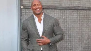 Et billede af Dwayne Johnson, der også er kendt som 'The Rock'.