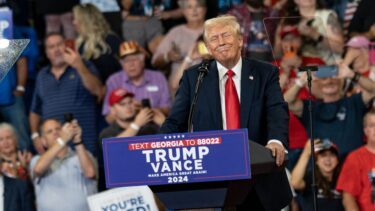 Donald Trump ved vælgermøde