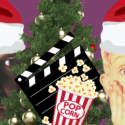 Bruce Willis og Kevin fra Alene hjemme står ved et juletræ og symboliserer julefilm