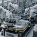 Et lithium-ion-batteri bliver produceret på en fabrik