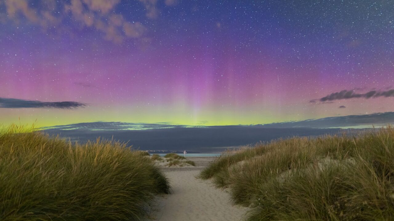 Nordlys ved Nordstrand