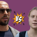 Andrew Tate og Greta Thunberg
