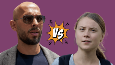 Andrew Tate og Greta Thunberg
