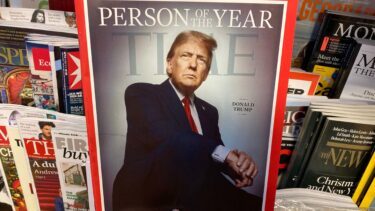donald trump på forsiden af time magazine