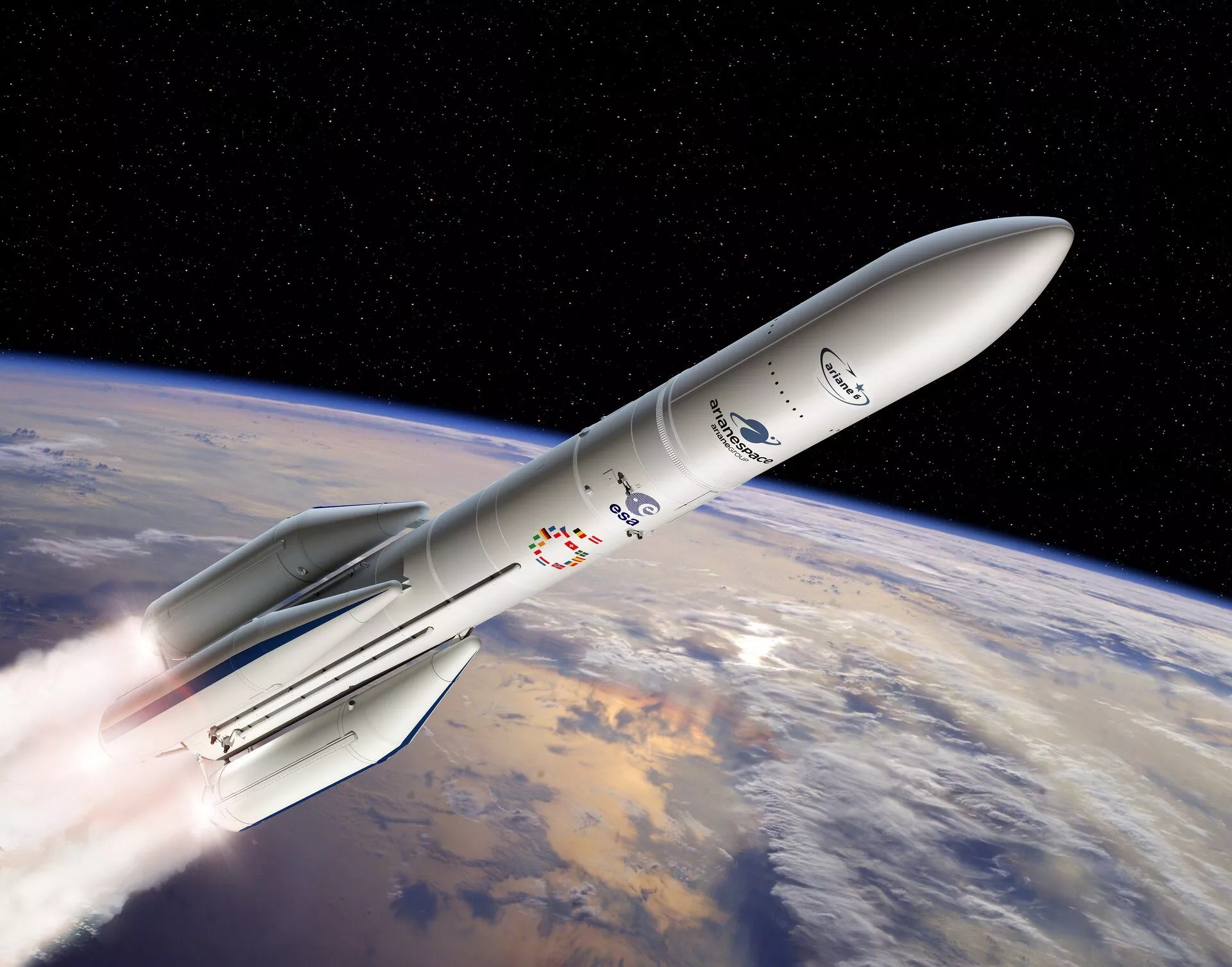 Illustration af Ariane 6