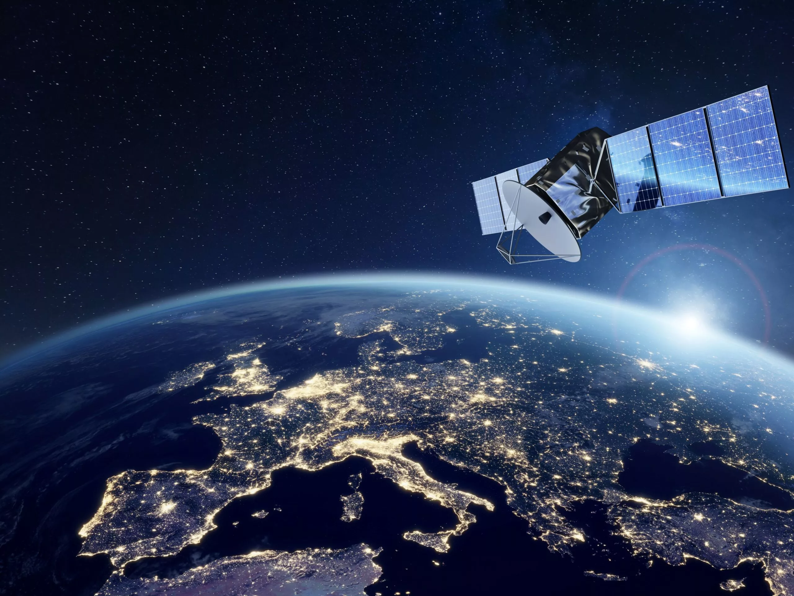 Illustration af IRIS-satellit