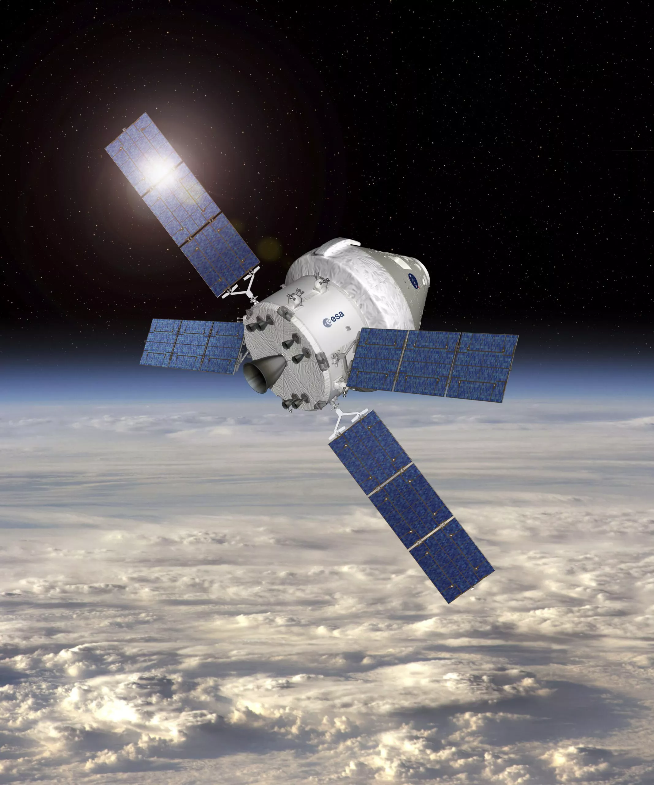 Illustration af ESA's rumskib Orion