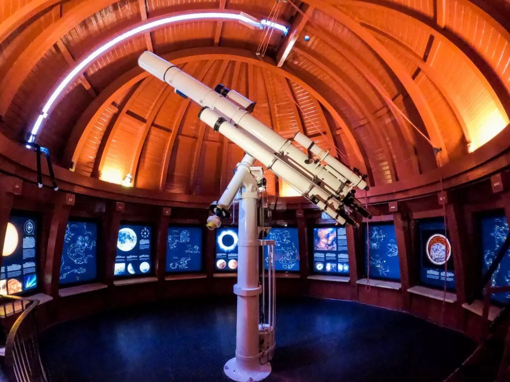 Rundetårns teleskop i observatoriet