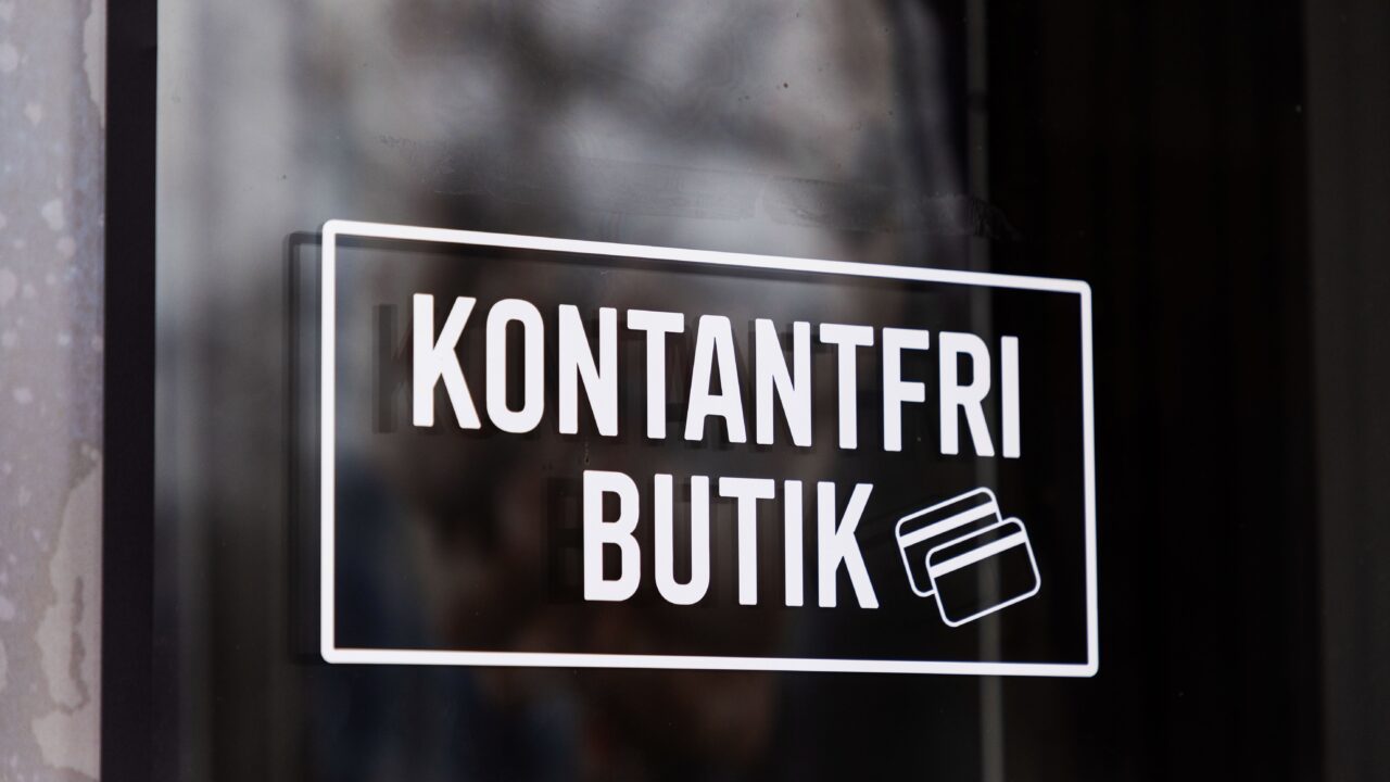 Kontantløs butik i Sverige