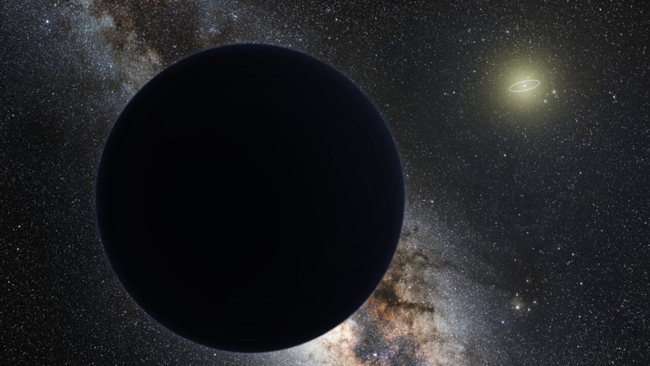 En illustration af Planet 9. (Illustration: Wikimedia)
