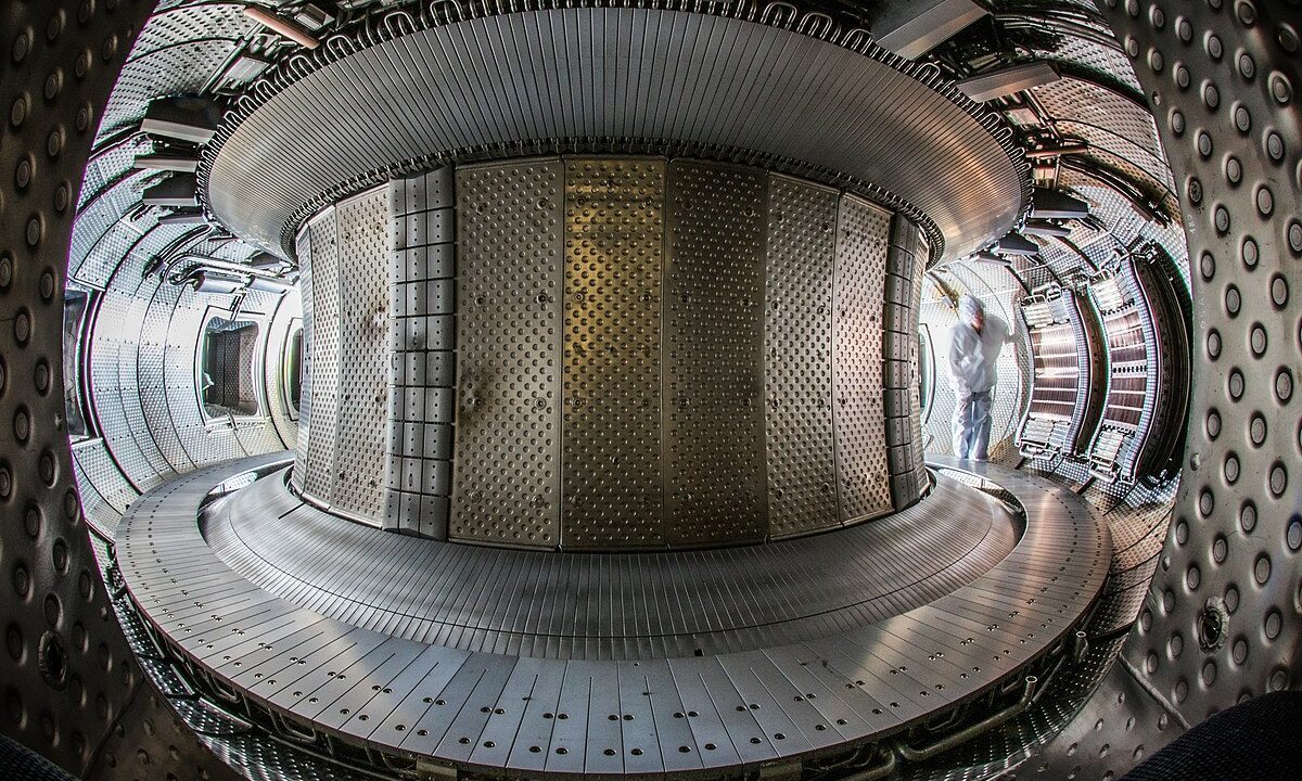 Et billede af tokamak WEST's plasmakammer