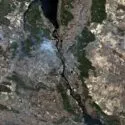 Satellitfoto af Kyiv, Ukraine