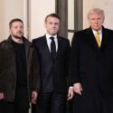 Trump, Zelenskyj og Trump ved siden af hinanden til møde i Paris