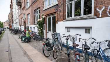 En facade på en ejendom i København
