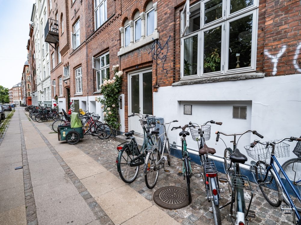 En facade på en ejendom i København