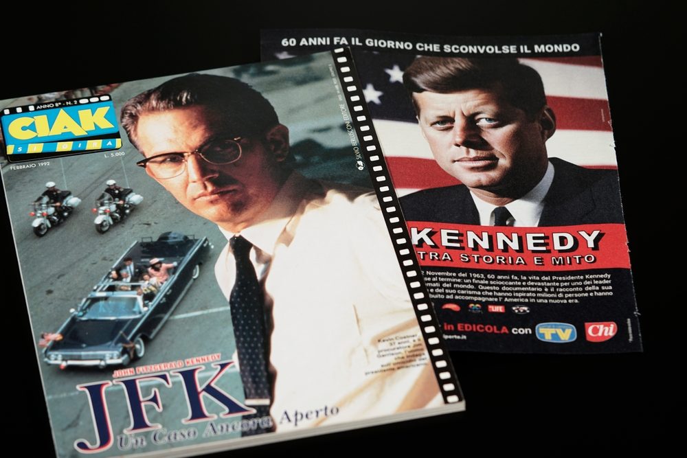 Oliver Stones filmplakat til JFK