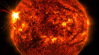 Soludbruddet den 14. maj opfanget af NASA