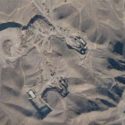 Satellitfoto af Fordow-anlægget i Iran, hvor man beriger uran.